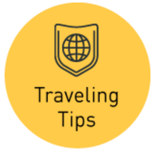 traveling tips graphic