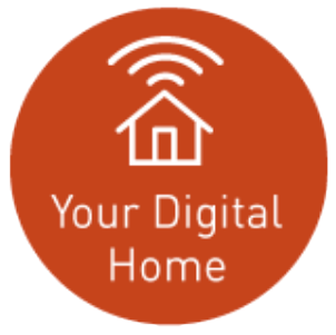 your digital home graphic